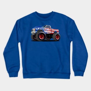 Cartoon monster truck Crewneck Sweatshirt